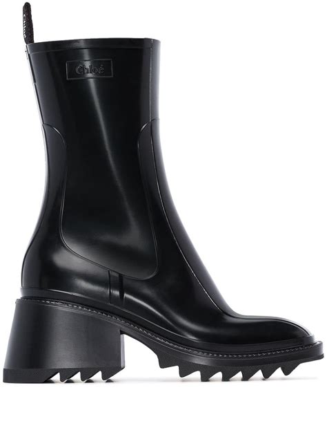 chloe rain boots black|chloe betty boots outfit.